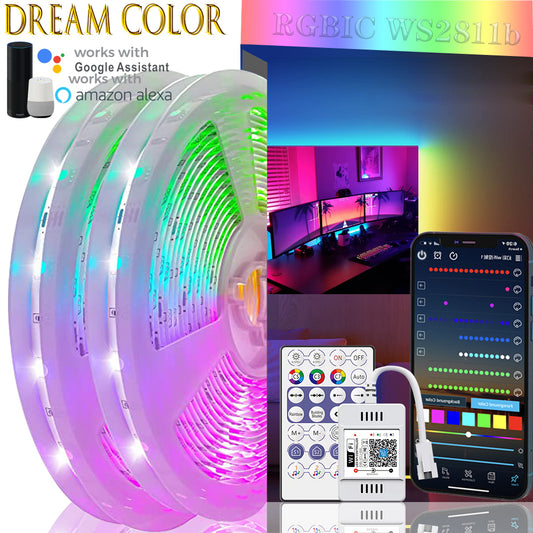 LED Lights Waterproof WiFi Alexa Smart Diode Gaming Lamp Flexible Control Applicable