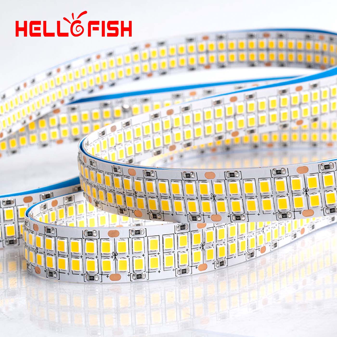 LED Strip Diode Tape Flexible PCB Light LED Backlight Strip LED Tape White or Warm White