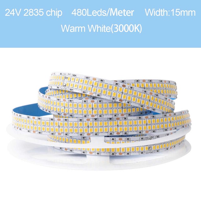 LED Strip Diode Tape Flexible PCB Light LED Backlight Strip LED Tape White or Warm White