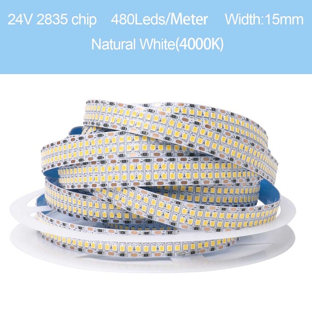 LED Strip Diode Tape Flexible PCB Light LED Backlight Strip LED Tape White or Warm White