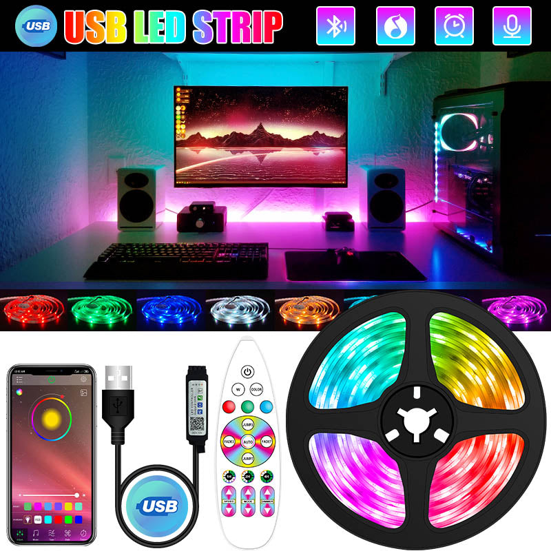 Bluetooth Led Strip Lights USB led strip RGB Led Light TV