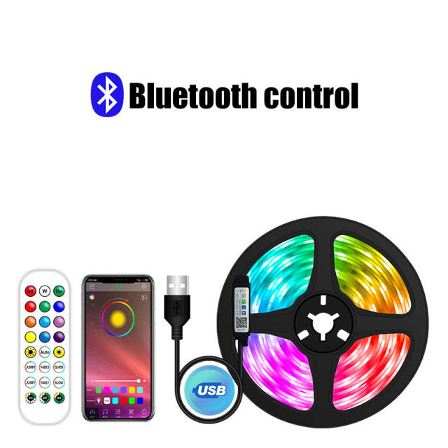 Bluetooth Led Strip Lights USB led strip RGB Led Light TV