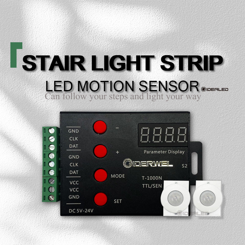 LED Stair Light Strip Controller PIR Motion Sensor Addressable