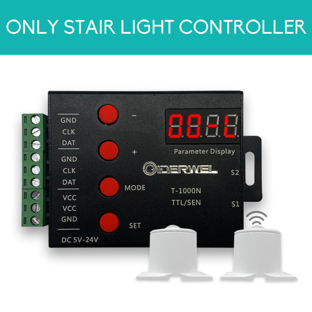 LED Stair Light Strip Controller PIR Motion Sensor Addressable