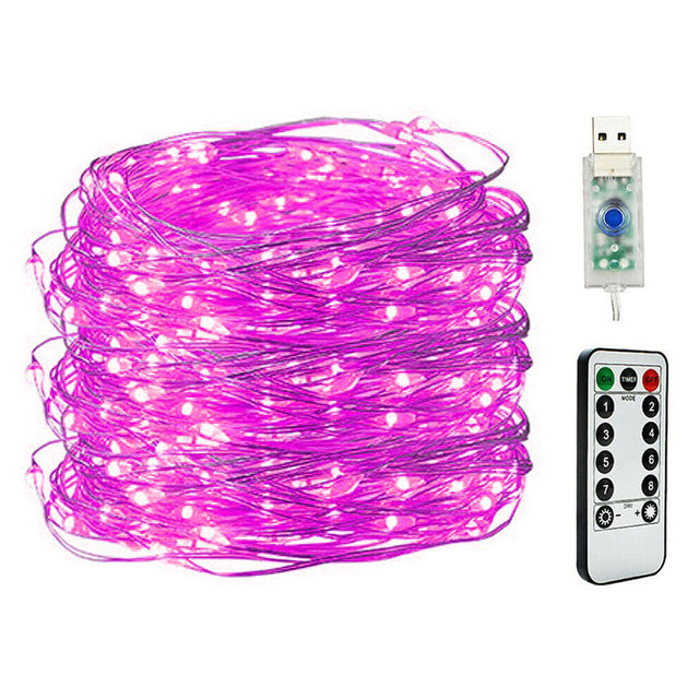 LED Strip Light Room Decor USB With Remote Copper Wire
