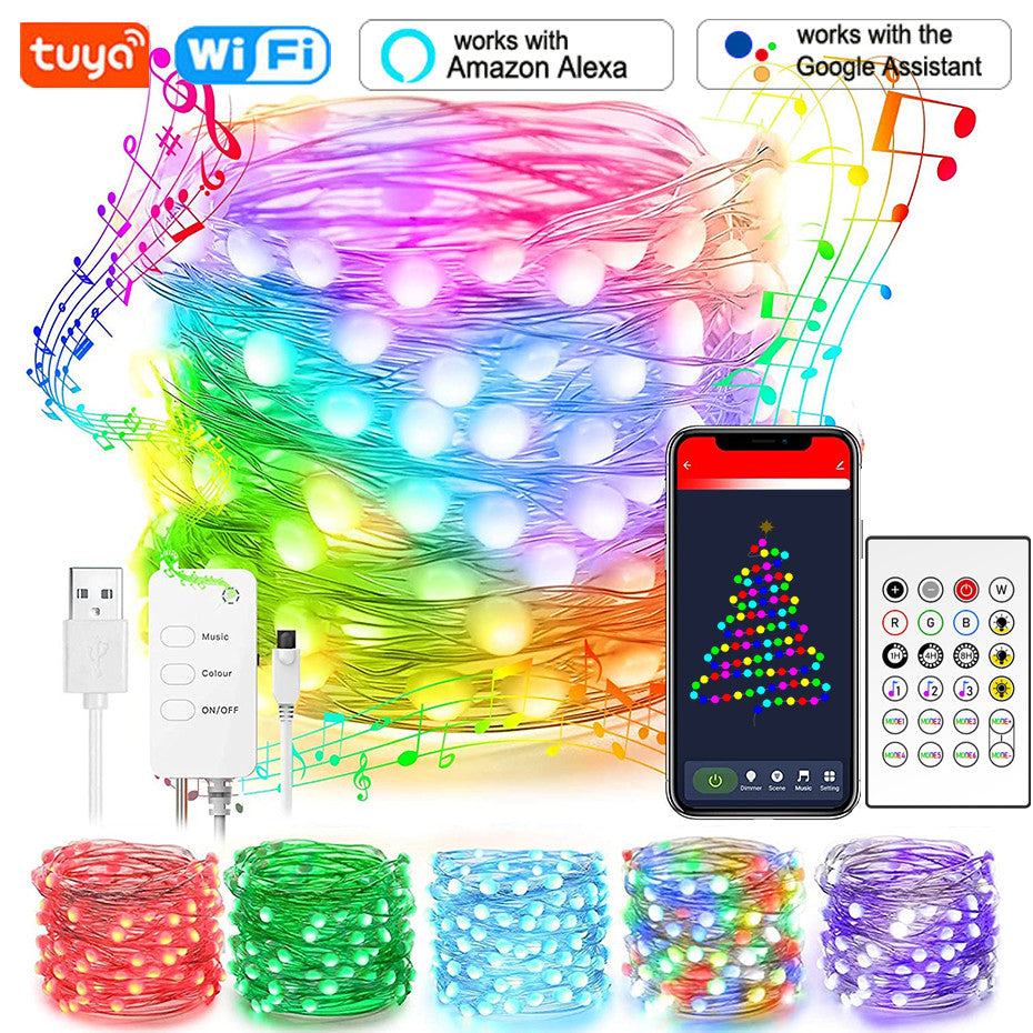 LED Smart Strip light WiFi Fairy String Lights