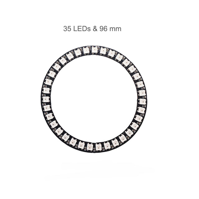 Led Pixel Ring Individul AddressabIe Ring  RGB IC BuiIt-in Led ModuIe