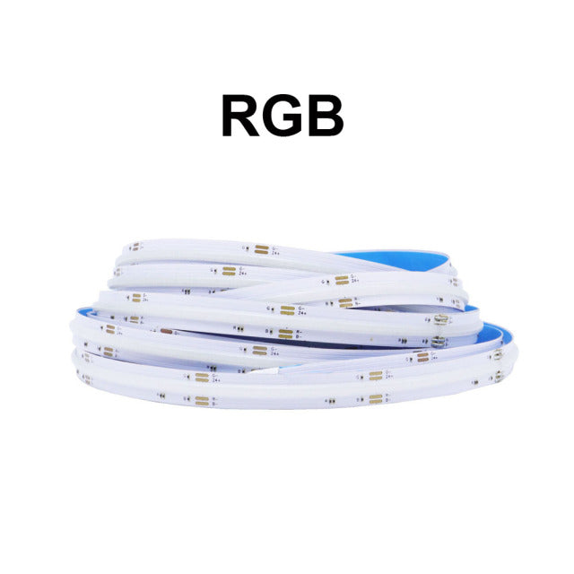 LED Light Strip High Density Flexible FOB COB RA90 Linear Dimmable Led Lights