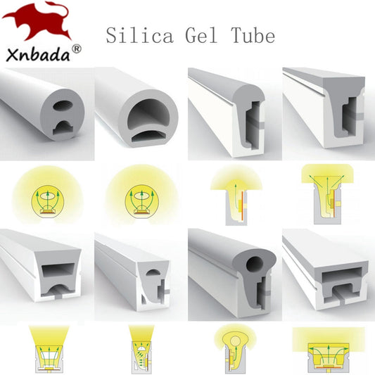 LED Neon Rope Tube Silica Gel Flexible Strip Light Soft Lamp Tube