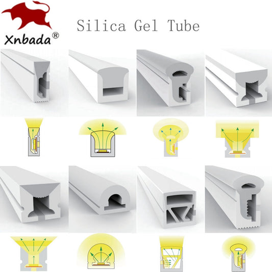 LED Neon Rope Tube Silica Gel Flexible Strip Light Soft Lamp Tube