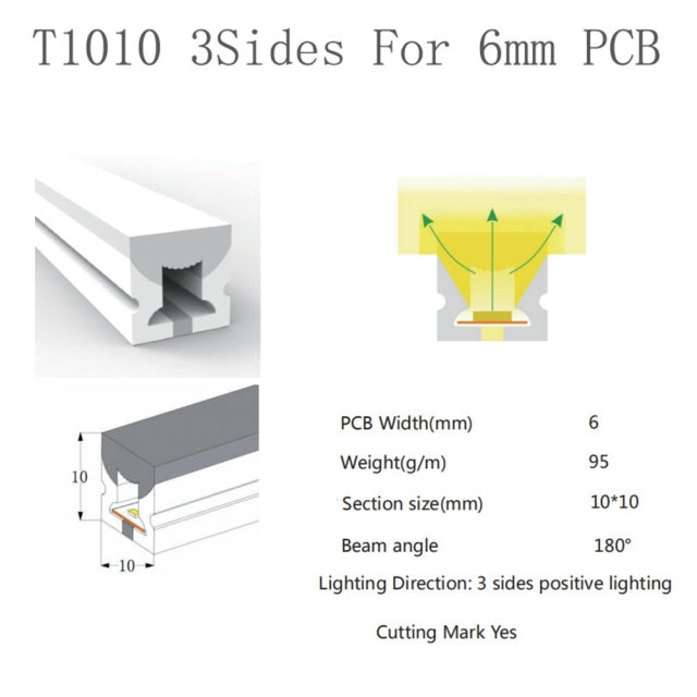 LED Neon Rope Tube Silica Gel Flexible Strip Light Soft Lamp Tube