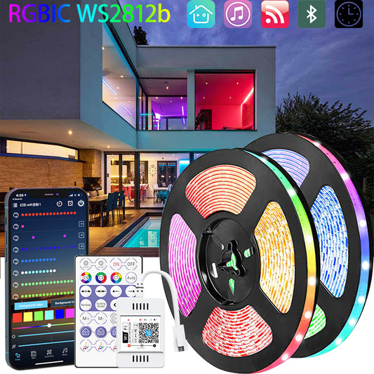 LED Strip Waterproof WiFi Alexa Smart Diode Gaming Lights Flexible Control