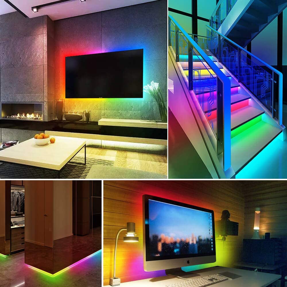 USB LED Strip Lights Bluetooth Control Flexible Lamp DC