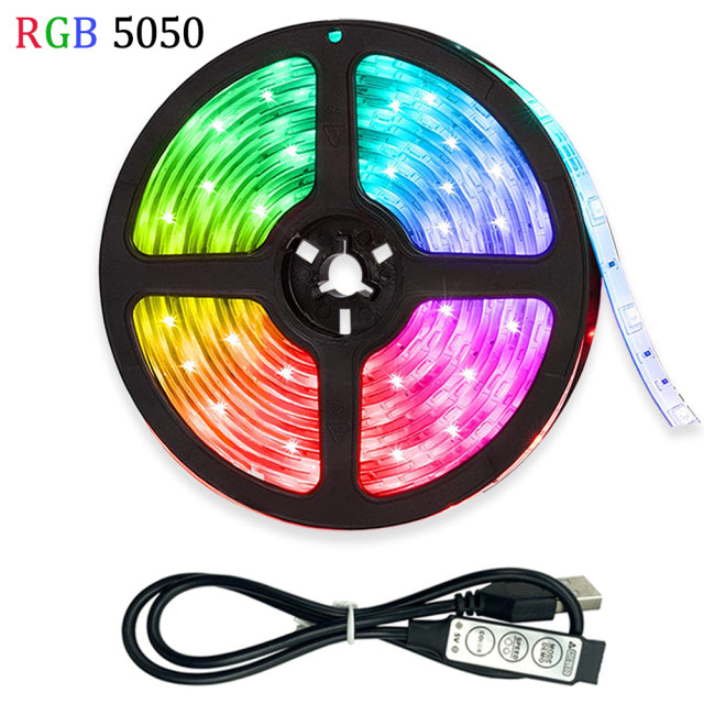 USB LED Strip Lights Bluetooth Control Flexible Lamp DC