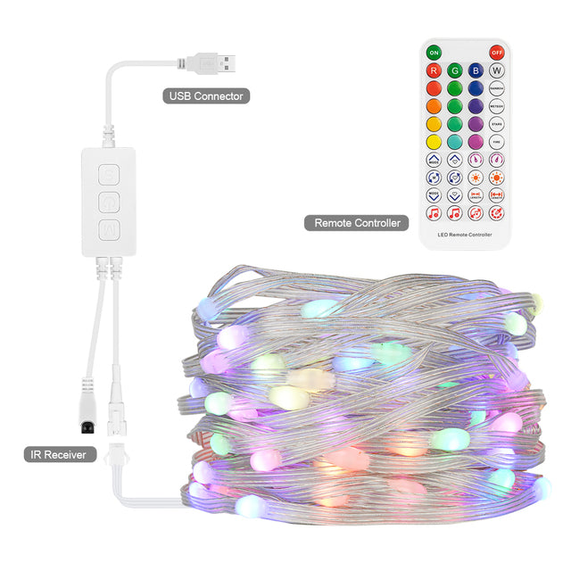 LED String RGB Dream Color Birthday Decoration Party Lights