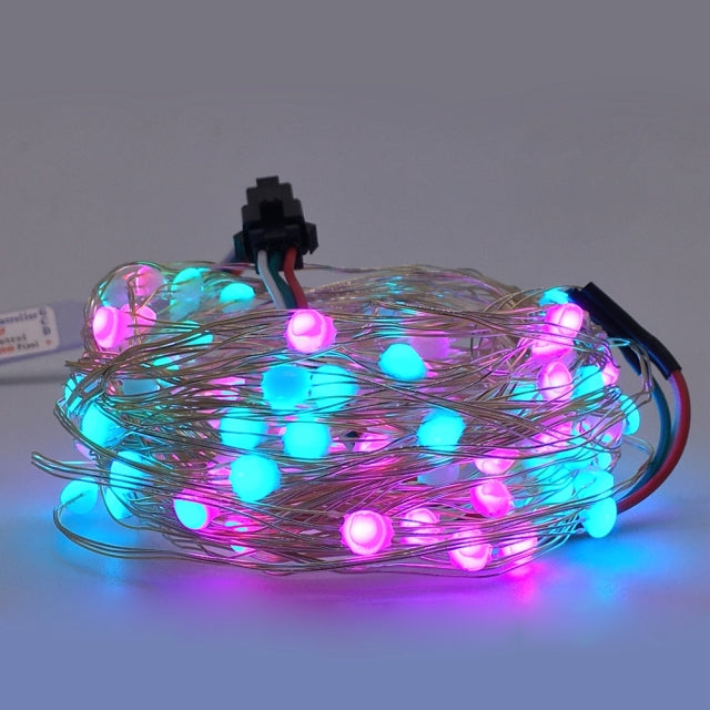 LED String Christmas Lights for Bedroom Led Light Bluetooth Full Color Addressable Individually