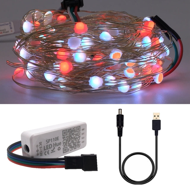 LED String Christmas Lights for Bedroom Led Light Bluetooth Full Color Addressable Individually