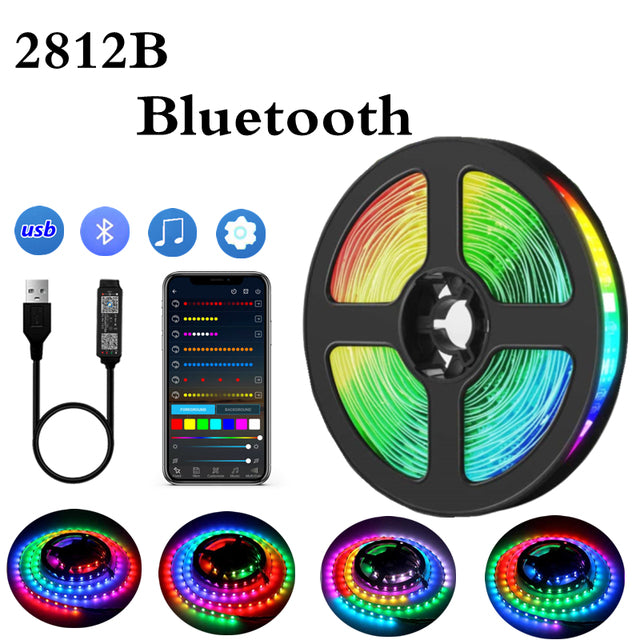 LED Strip Light DC String Flexible Lamp Tape Bluetooth Control