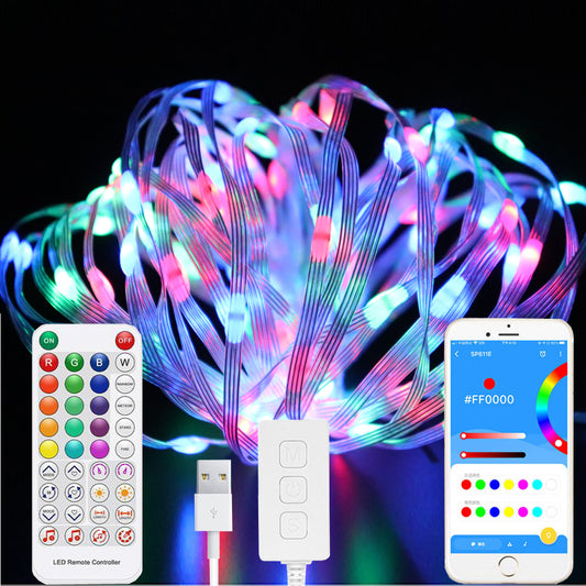 LED String Lights Addressable Individually RGB IC Dream Color Christmas Decoration