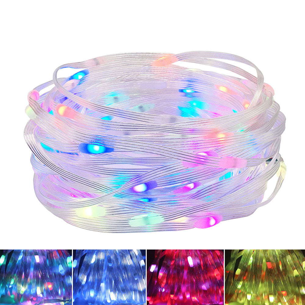 USB LED String Christmas Lights RGB Led Strip Bluetooth