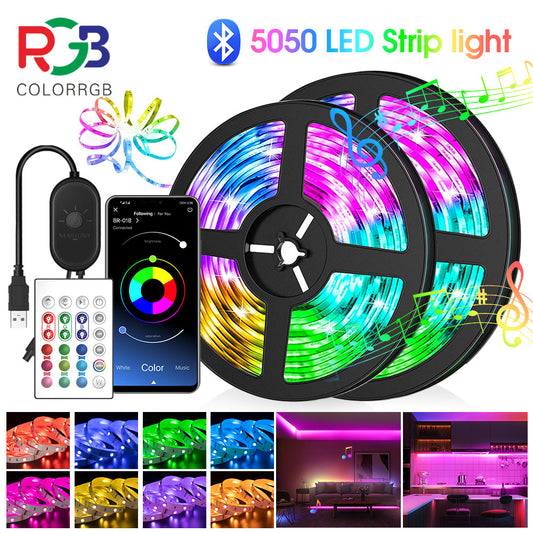 ColorRGB, LED Strip Lights , Music Sync Color Changing RGB LED Strip