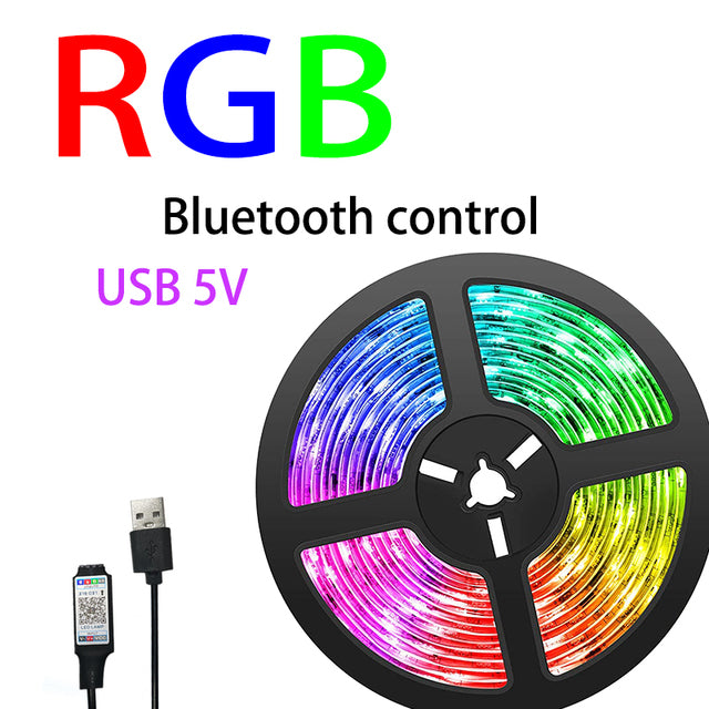 LED Strip RGB USB Bluetooth IR Control Lighing Flexible