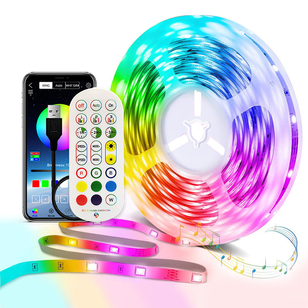 LED Strip Lights RGB USB Bluetooth Flexible Lamp Tape Ribbon