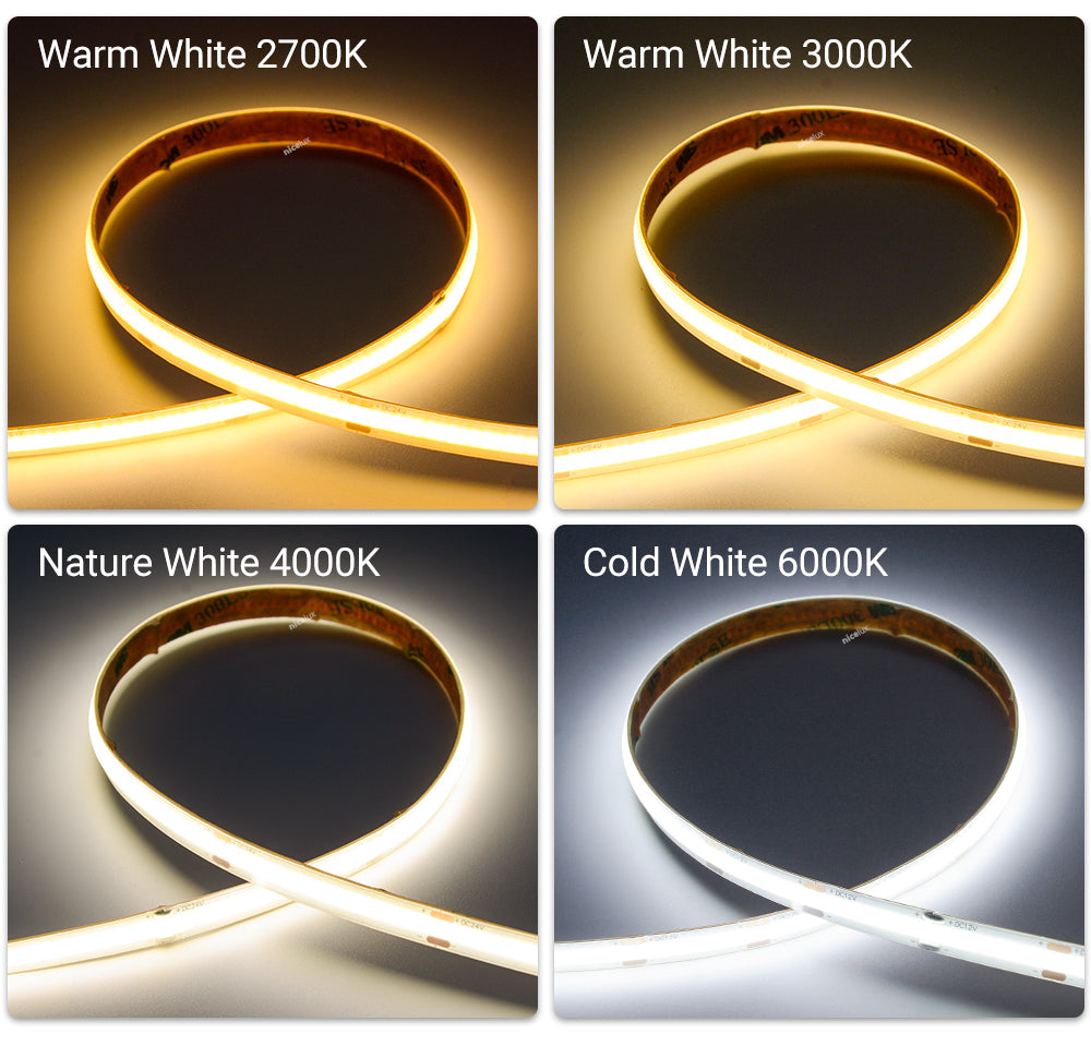 Waterproof COB Strip LED Light 480 Strip Tape