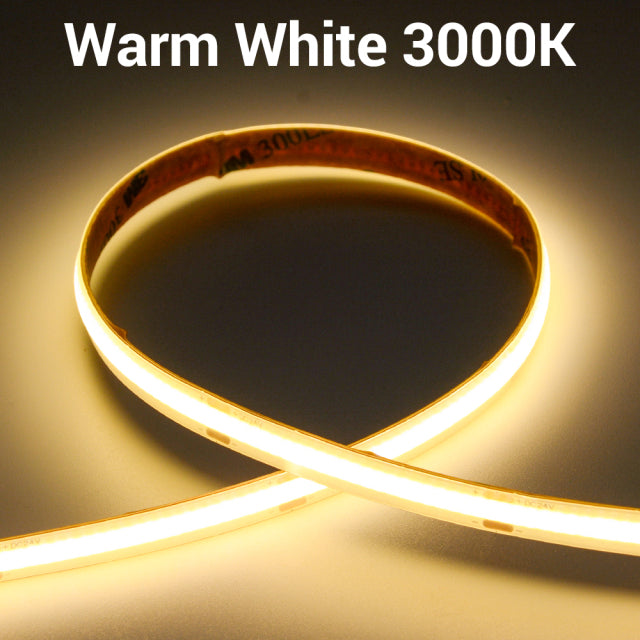 Waterproof COB Strip LED Light 480 Strip Tape