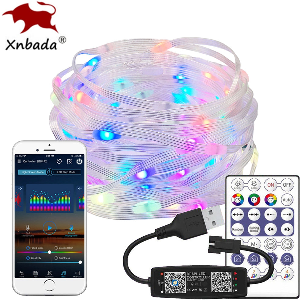 Christmas LED String Lights Addressable Individually